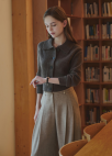 투턱 벨티드 팬츠_BROWN_8