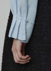 라운드넥 타이 블라우스_LIGHT BLUE_6