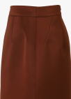 볼륨 미니 스커트_BROWN_13