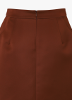 볼륨 미니 스커트_BROWN_14