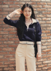 카울넥 레이어드 세트 티셔츠_LIGHT PINK_6