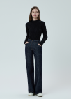 백 포켓 자수 부츠컷 데님 팬츠_INDIGO_10