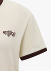 컬러배색 프린트 티셔츠_CREAM_14