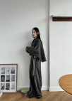 [프리오픈]프린트 워싱 컬러 데님 자켓_DARK GREY_17