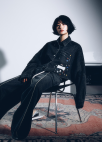 [프리오픈]라인 절개 스트레이트 데님 팬츠_DARK GREY_6