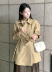 벨티드 레글런 하프 트렌치코트_BEIGE_10