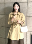 벨티드 레글런 하프 트렌치코트_BEIGE_12