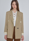 포인트 버튼 테일러드 자켓_BEIGE_5