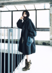 [EXCLUSIVE] 하이넥 버튼 스트링 아우터_DARK GREY_6