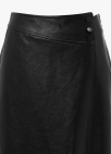 페이크 레더 슬릿 스커트_BLACK_11