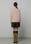 페이크 레더 랩 쇼츠_DARK BROWN_18