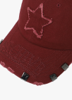 [프리오픈]빈티지 워싱 데님 볼캡_BURGUNDY_11