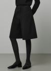 스티치 포인트 버뮤다 팬츠_BLACK_15