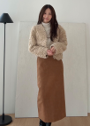 V넥 부클퍼 자켓_BEIGE_6