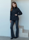 [Exclusive]벨티드 퀼팅 숏 자켓_BLACK_6