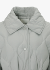 [Exclusive] 웨이브 퀼팅 구스다운 패딩코트_LIGHT GREY_20