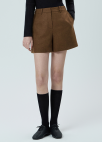 [Exclusive]하프 셋업 팬츠_BROWN_9