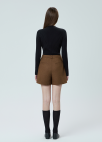 [Exclusive]하프 셋업 팬츠_BROWN_10