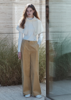 [Exclusive]원턱 와이드 코듀로이 팬츠_MUSTARD_5