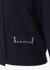 울혼방 스티치 니트 카라 가디건_NAVY_12