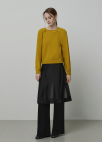 울브랜드 레이어드 니트탑_YELLOW_6