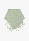 민트 멜란지 프린지 머플러_LIGHT GREEN_8