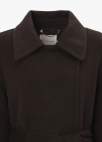 더블 브레스티드 핸드메이드 캐시미어 코트_DARK BROWN_10