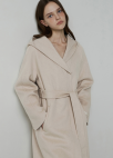 캐시미어 블랜디드 후드 핸드메이드 코트_LIGHT BEIGE_5