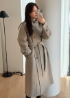 하이넥 더블 버튼 핸드메이드 울 코트_BEIGE_10
