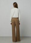스티치 와이드 팬츠_DARK BEIGE_9