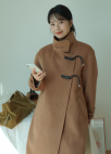 [Exclusive]하이넥 캐시미어 블랜디드 핸드메이드 코트_CAMEL_9