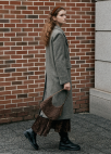 버클 스트랩 퍼 숄더백_BROWN_9