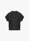 [Exclusive]플리츠 모크넥 블라우스_STRONG BLACK_30