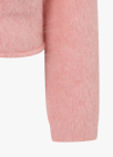 모헤어 브러시드 카라 가디건_LIGHT PINK_12