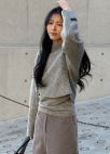 알파카 블렌디드 레이어드 니트_GREY_10