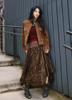 언발란스 플레어 스커트_BROWN_9