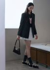 페이크 레더 미니 호보백_BROWN_9