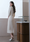 [Exclusive]A라인 벨티드 스커트_CREAM_8