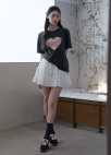 [Exclusive]티어드 미니 스커트_WHITE_5
