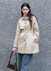 [Exclusive]벨티드 하프 트렌치 코트_LIGHT BEIGE_20