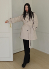 [Exclusive]벨티드 하프 트렌치 코트_LIGHT BEIGE_8