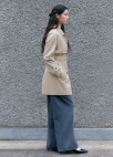 [Exclusive]벨티드 하프 트렌치 코트_LIGHT BEIGE_16