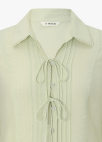 [Exclusive]레이스업 포인트 셔츠 블라우스_LIGHT GREEN_10
