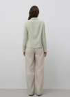 [Exclusive]레이스업 포인트 셔츠 블라우스_LIGHT GREEN_7