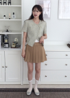 [Exclusive]프린지 트위드 숏 자켓_LIGHT BEIGE_22