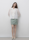 브이넥 프릴 블라우스_IVORY_6