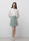 브이넥 프릴 블라우스_IVORY_7