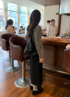 [Exclusive]레귤러핏 라운드넥 울 가디건_GREY_8