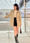 [Exclusive]하이넥 스웨이드 하프 자켓_LIGHT BEIGE_14