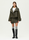 [시즌오프]하이넥 더블 버튼 크롭 점퍼_DARK KHAKI_10